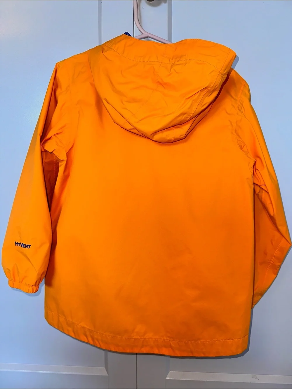 The North Face Kids Orange Hooded Rain Jacket